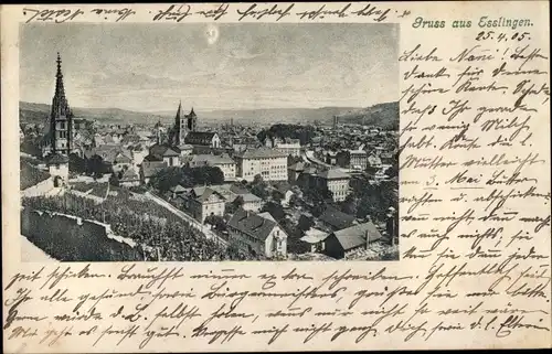 Ak Esslingen am Neckar, Gesamtansicht