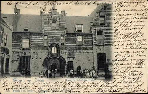 Ak Bergen op Zoom Nordbrabant Niederlande, Kazerne Markiezenhof