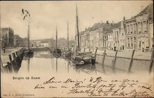 Ak Bergen op Zoom Nordbrabant Niederlande, Teilansicht