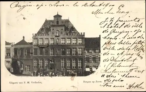 Ak Bergen op Zoom Nordbrabant Niederlande, Stadhuis