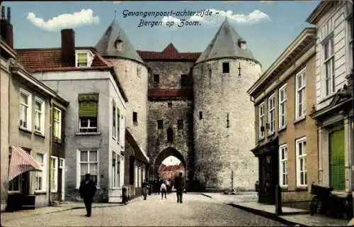 Ak Bergen op Zoom Nordbrabant Niederlande, Gevangenpoort