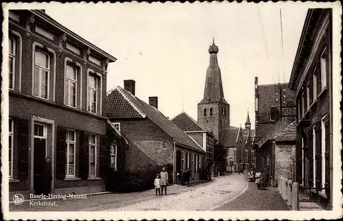 Ak Baarle Hertog Nassau Flandern Antwerpen, Kerkstraat