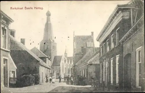 Ak Baarle Hertog Flandern Antwerpen, Kerkstraat