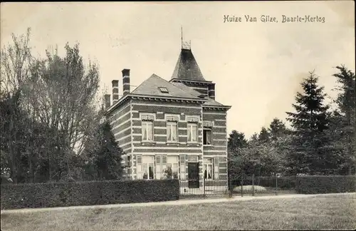 Ak Baarle Hertog Flandern Antwerpen, Huize Van Gilze