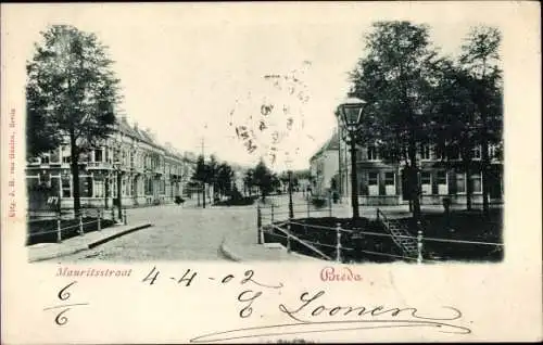 Ak Breda Nordbrabant Niederlande, Mauritsstraat