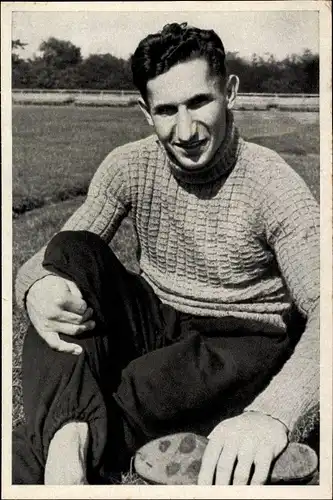 Sammelbild Olympia 1936, Leichtathlet Wilhelm Leichum