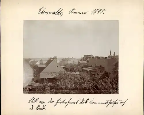 Foto Eberswalde im Kreis Barnim, Blick auf den Ort 1898