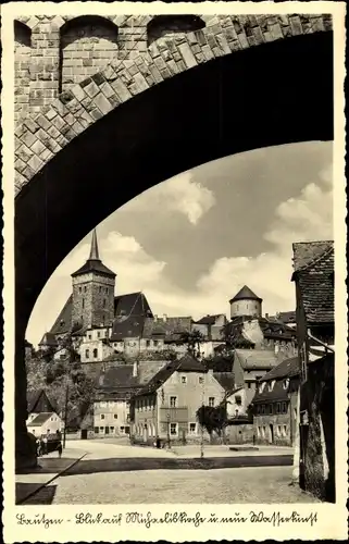 Ak Bautzen in der Oberlausitz, Blick auf Michaelskirche und neue Wasserkunst