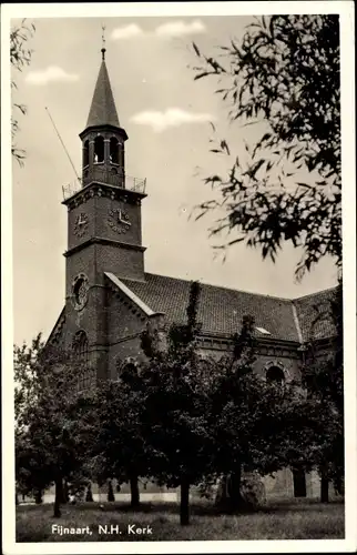 Ak Fijnaart Moerdijk Nordbrabant Niederlande, N. H. Kerk