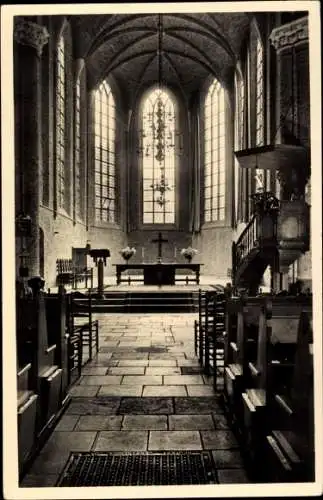 Ak Ginneken en Bavel Nordbrabant, Ned. Herv. Kerk, Interieur