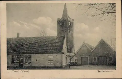 Ak Bakkum Nordholland Niederlande, Prot. Kerk, Castrieum