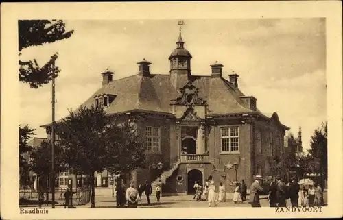 Ak Zandvoort Nordholland Niederlande, Raadhuis