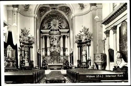 Ak Wittem Limburg Niederlande, Interieur Kerk