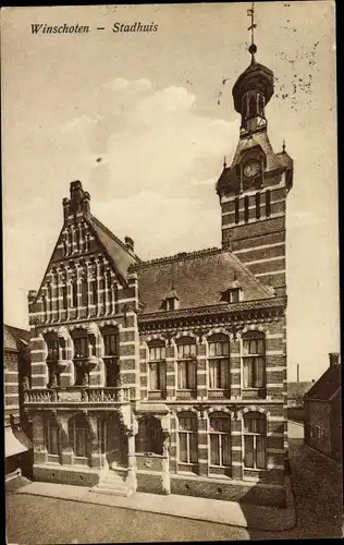 Ak Winschoten Groningen Niederlande, Stadhuis