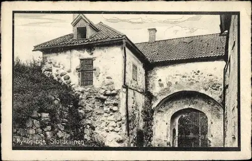 Ak Nyköping Schweden, Slottsruinen