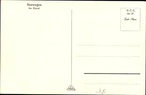 Ak Hardangerfjord Norwegen, Landschaftsmotiv, Berge