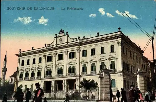 Ak Thessaloniki Griechenland, La Préfecture, Außenansicht