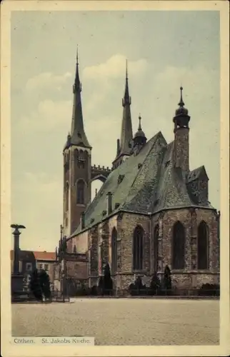 Ak Köthen in Anhalt, St. Jakobskirche