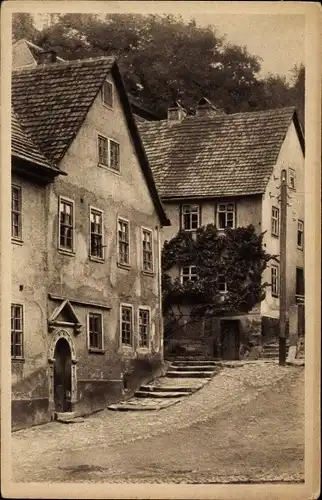 Ak Bad Blankenburg Thüringen, An der Stadtkirche