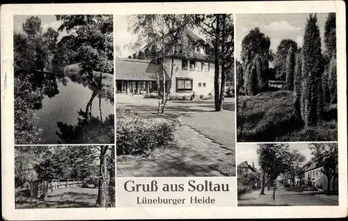 Ak Soltau Lüneburger Heide Niedersachsen, Teilansichten