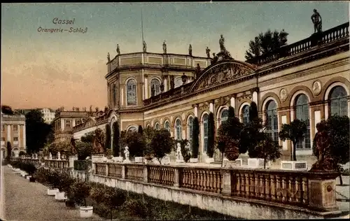 Ak Kassel in Hessen, Orangerie-Schloss