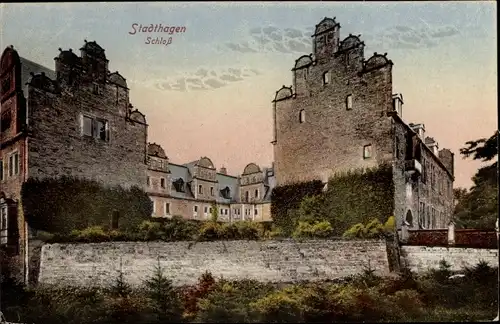 Ak Stadthagen in Niedersachsen, Schloß