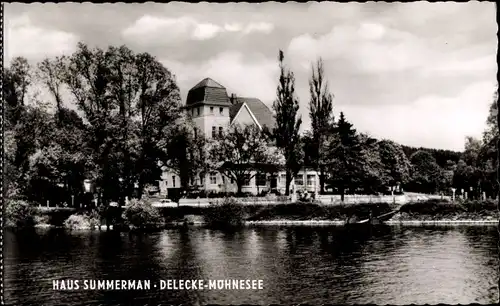 Ak Delecke Möhnesee in Westfalen, Haus Summermann