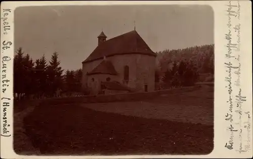 Foto Ak Karbach im Hunsrück, Kapelle St. Quentin