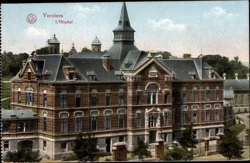 Ak Verviers Wallonien Lüttich, L'Hôpital, Krankenhaus