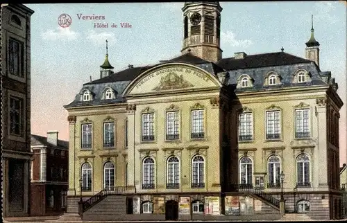 Ak Verviers Wallonien Lüttich, Hotel de Ville
