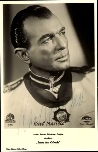 Ak Schauspieler Karl Martell in Sterne über Colombo, Gloria Film, 624