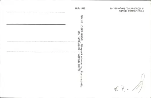 Ak Schauspielerin Christiane Rücker, Portrait, Autogramm