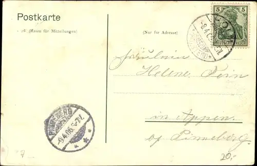 Ak Holm in Holstein, Gasthof J. Ladige