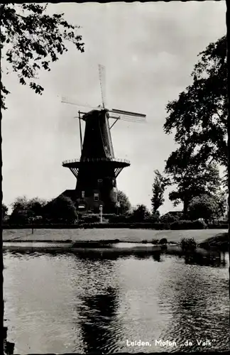 Ak Leiden Südholland Niederlande, Molen de Valk