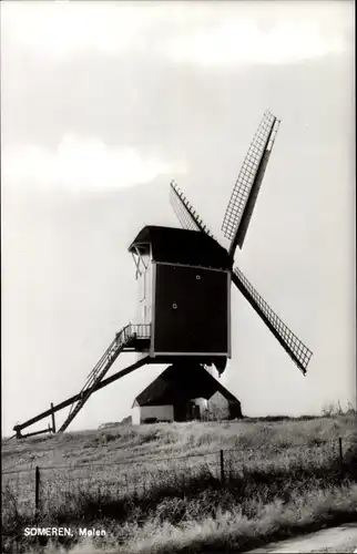 Ak Someren Nordbrabant, Molen