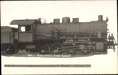 Foto Ak Deutsche Eisenbahn, Heißdampfgüterzuglokomotive, Dampflok Nr. 4967