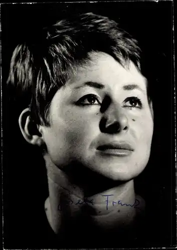 Ak Schauspielerin Gisela Frank, Portrait, Autogramm