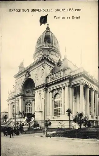 Ak Exposition Universelle Brüssel 1910, Pavillon du Bresil