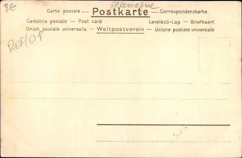 Künstler Litho Hey, P., Morgenfahrt, Postkutsche, Posthorn