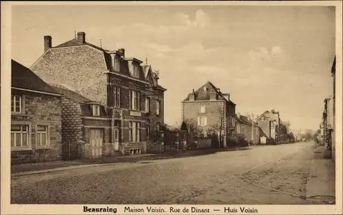 Ak Beauraing Wallonien Namur, Maison Voisin, Rue de Dinant