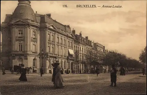 Ak Bruxelles Brüssel, Avenue Louise
