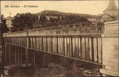 Ak Madrid Spanien, El Viaducto