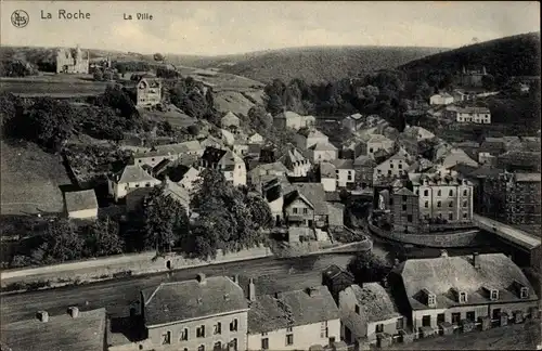 Ak Laroche La Roche en Ardennes Wallonien Luxemburg, La Ville