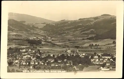 Ak Šumperk Mährisch Schönberg Region Olmütz, Gesamtansicht