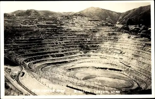 Foto Ak Utah USA, Copper Mine, Bingham Canyon