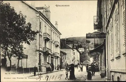 Ak Gérardmer Lothringen Vosges, Bureau des Postes et Télégraphes