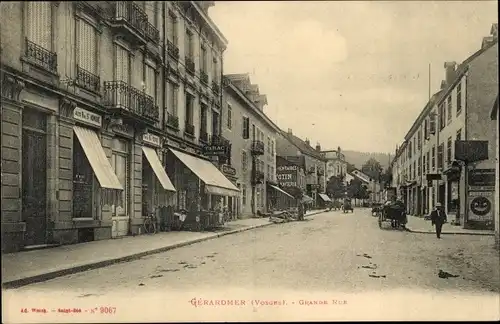 Ak Gérardmer Lothringen Vosges, Grande Rue