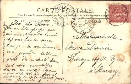 Ak Fraize Vosges, Le Grand Hôtel