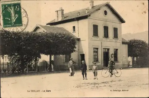 Ak Le Thillot Lothringen Vosges, la Gare, Bahnhof