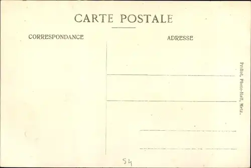 Ak Joeuf Meurthe et Moselle, De Wendel & Cie, Forges de Joeuf, Gleiszug als Schrott verschifft